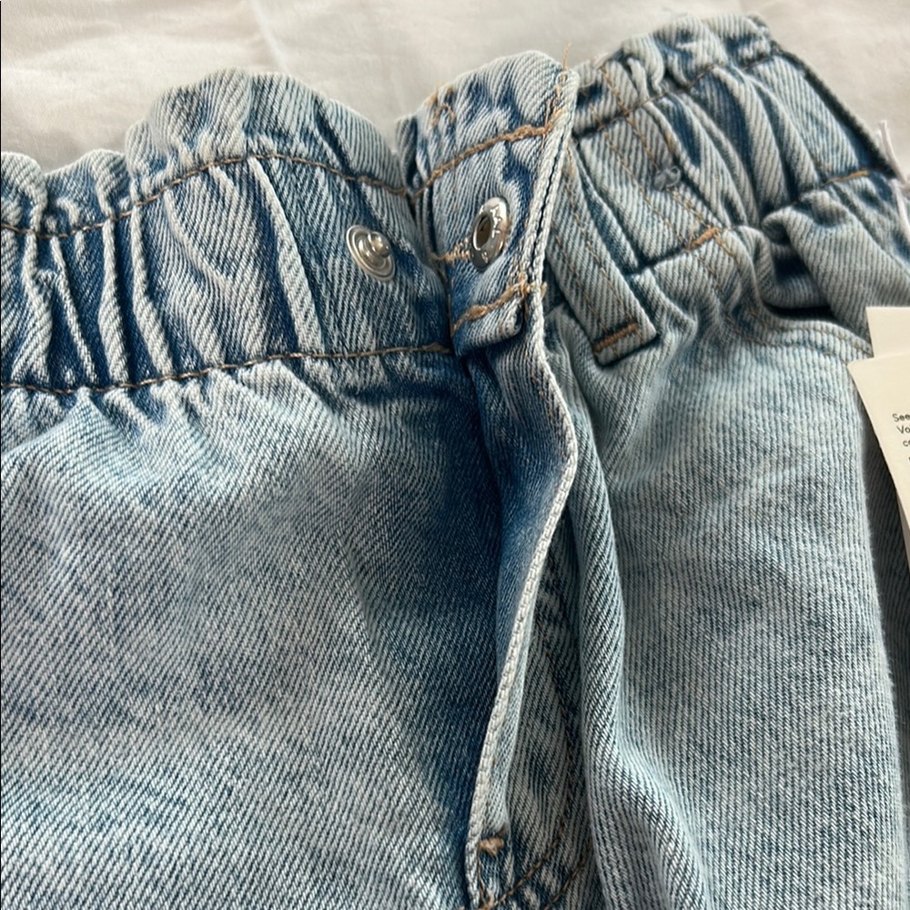 Girls’ Light Wash Blue Wide-Leg Jeans – Relaxed Fit – H&M - Picture 4 of 5